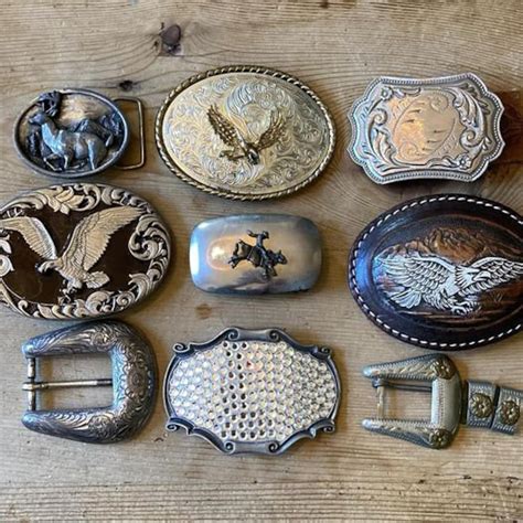 vintage belt buckles